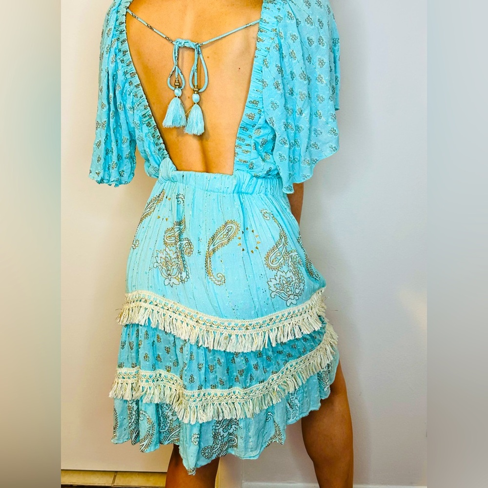 Dress OR bathing suit cover up. One Size fits most.